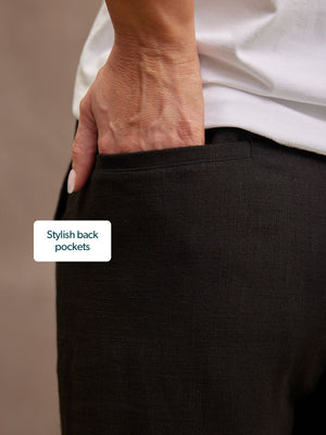 Viv Straight Leg Trouser - Black