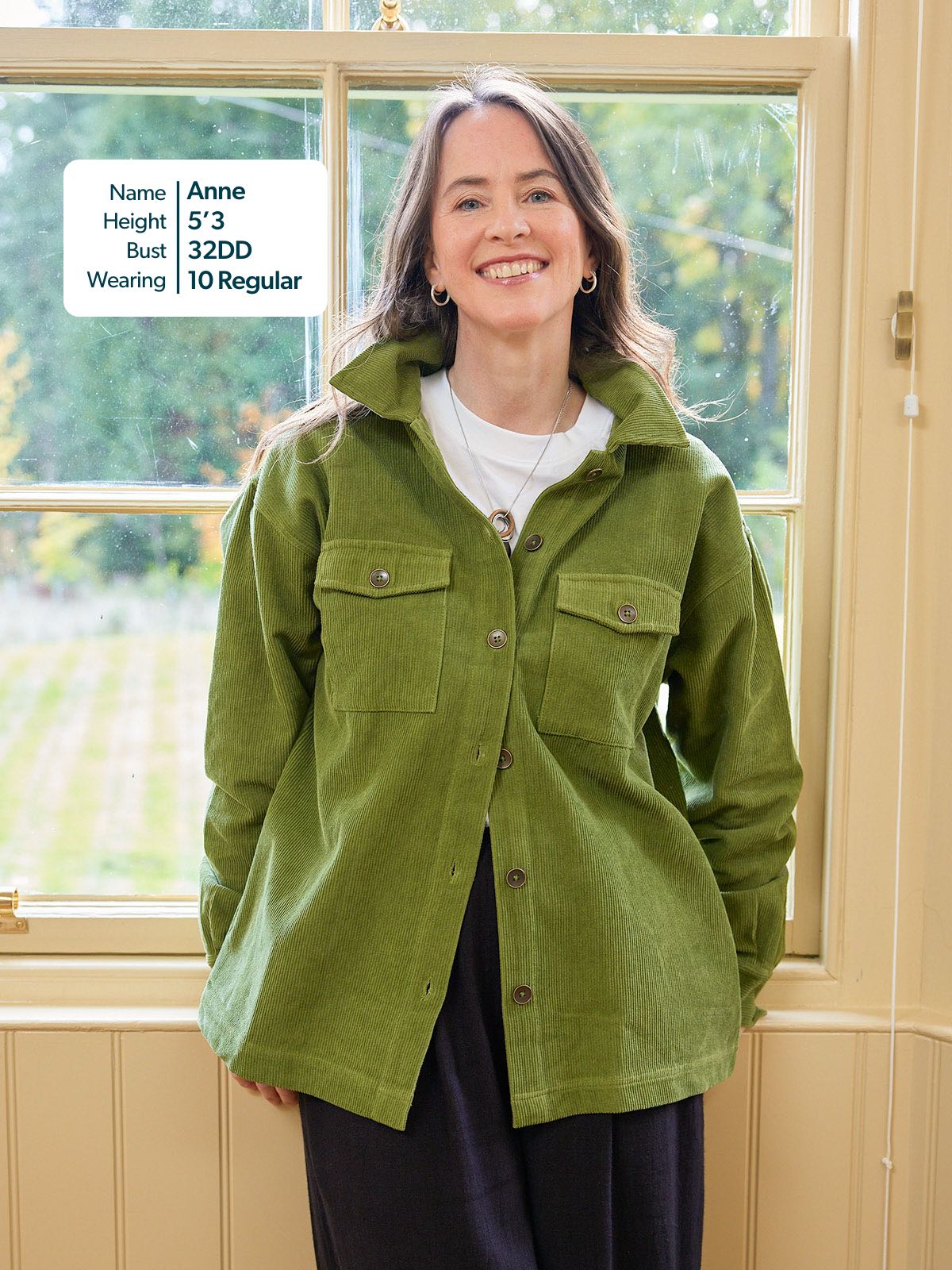 Yasmynn - Cord Shacket - Green – This is Unfolded