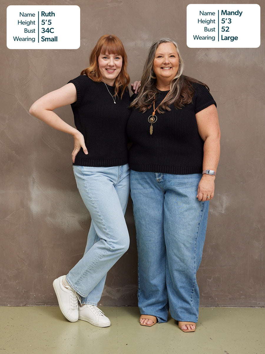 Zoey Tank Knit - Black