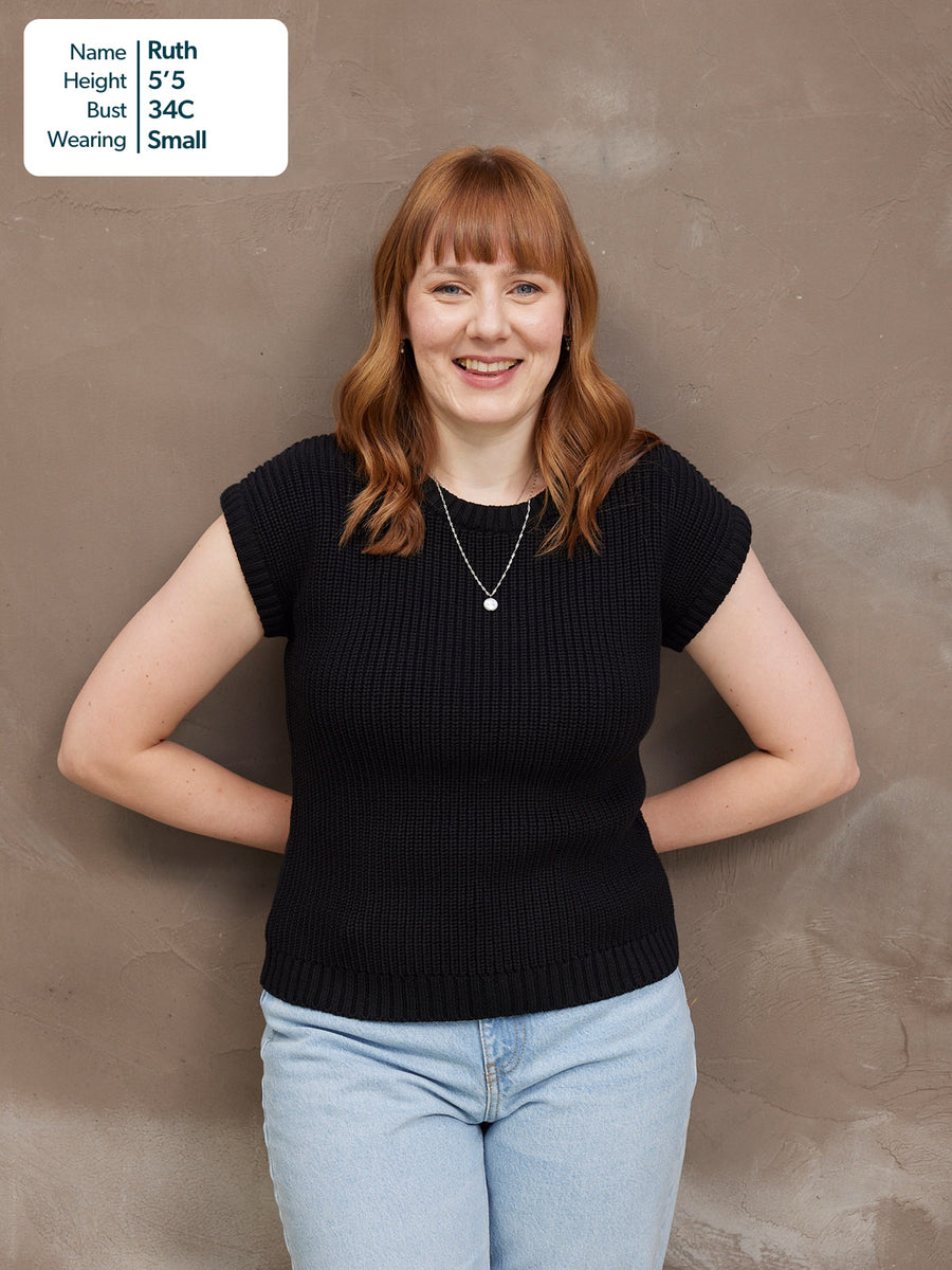 Zoey Tank Knit - Black