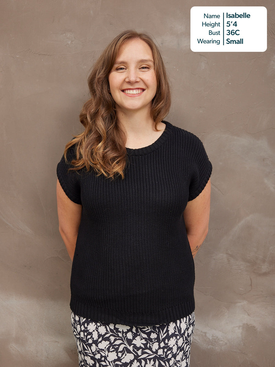 Zoey Tank Knit - Black