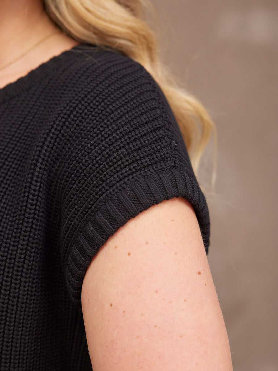 Zoey Tank Knit - Black