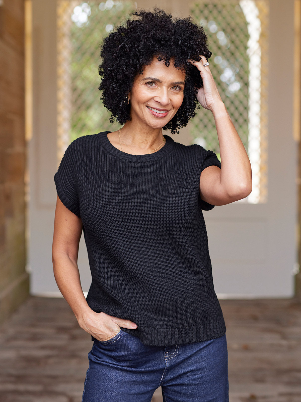 Zoey Tank Knit - Black – This is Unfolded