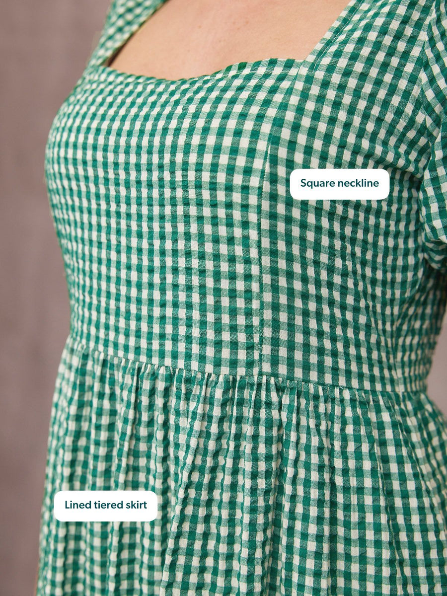 Judy Square Neck Dress