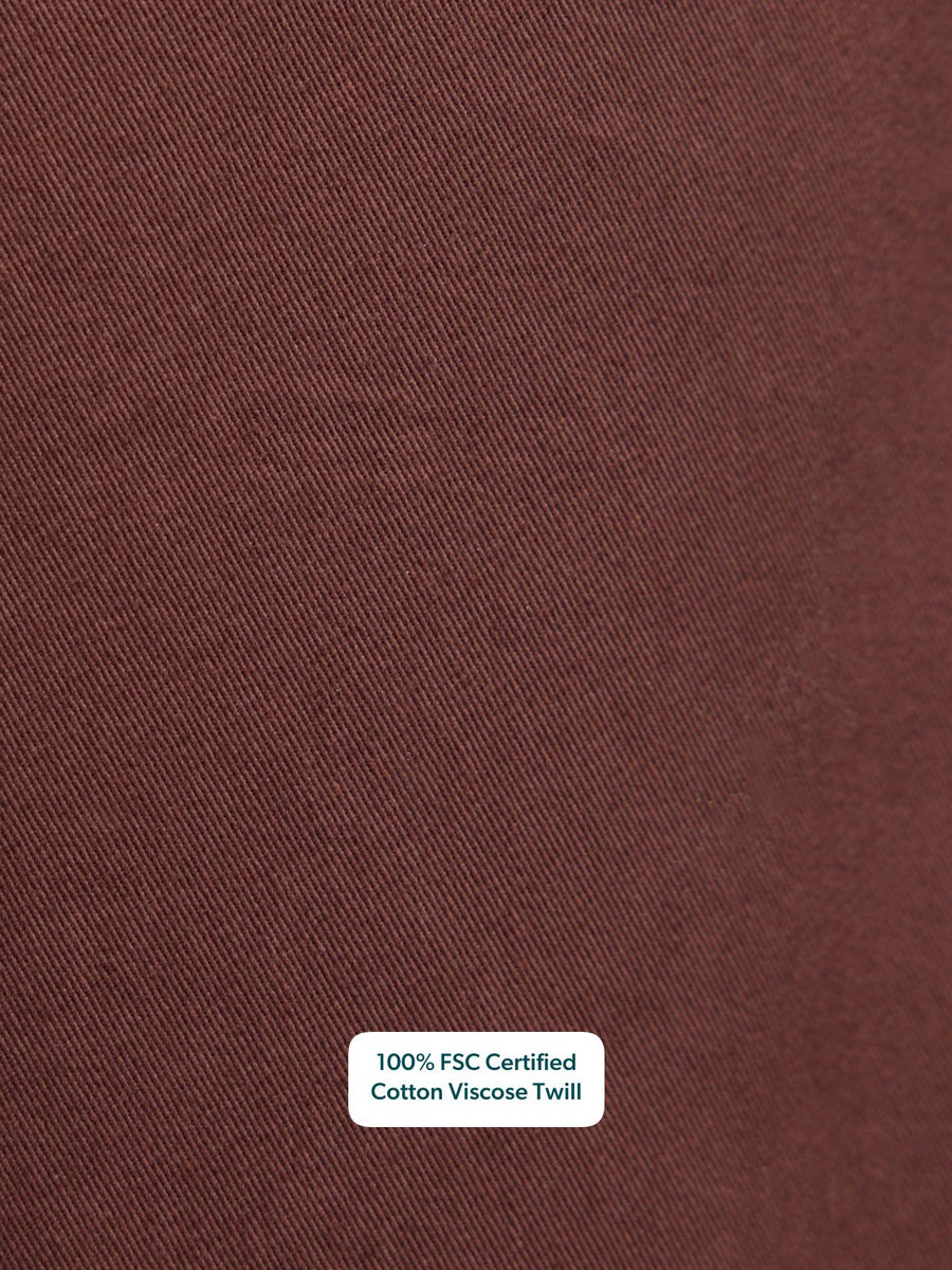 Lana Wide Leg Trouser - Plum Brown
