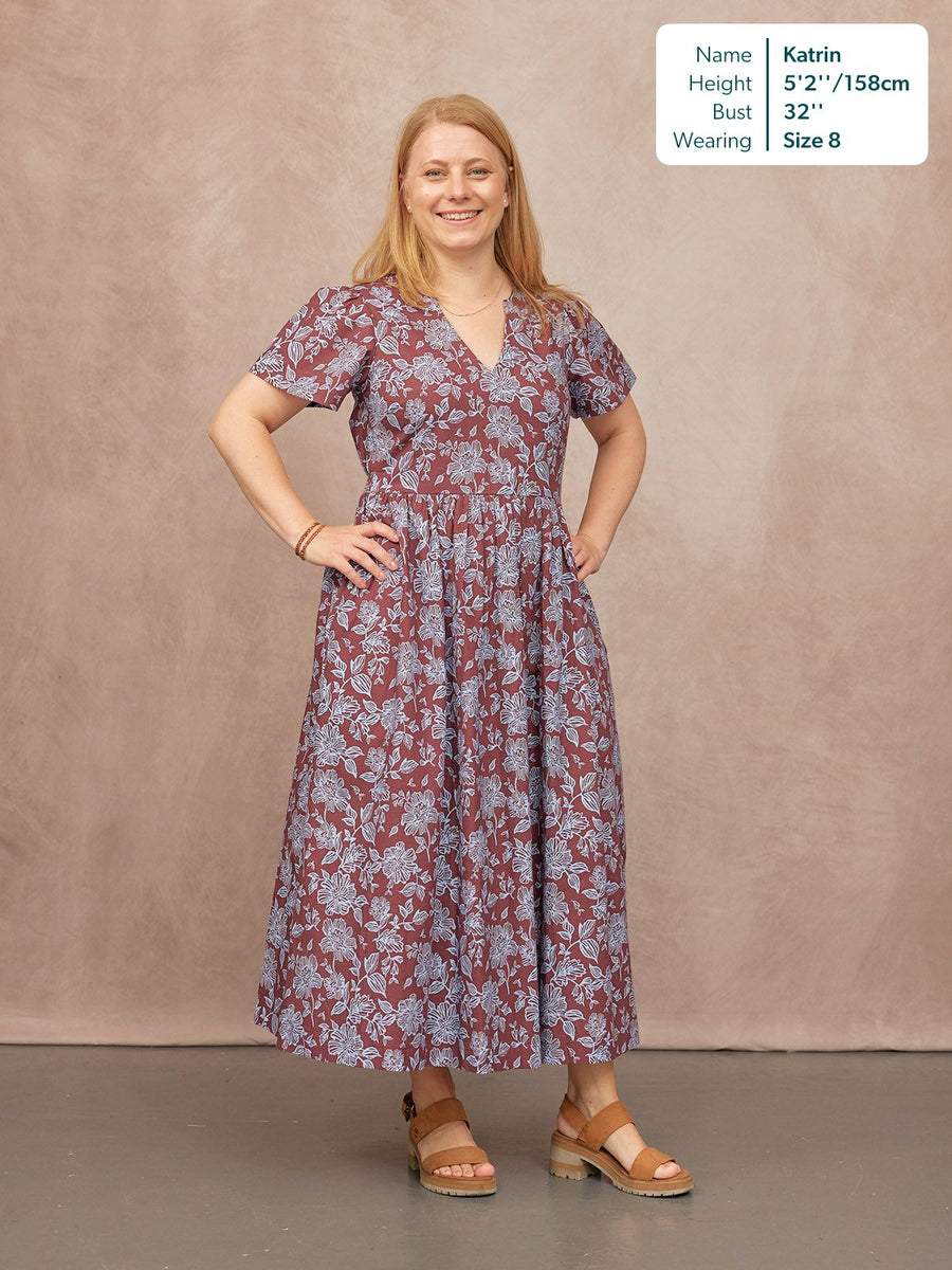 Leah Angel Sleeve Dress