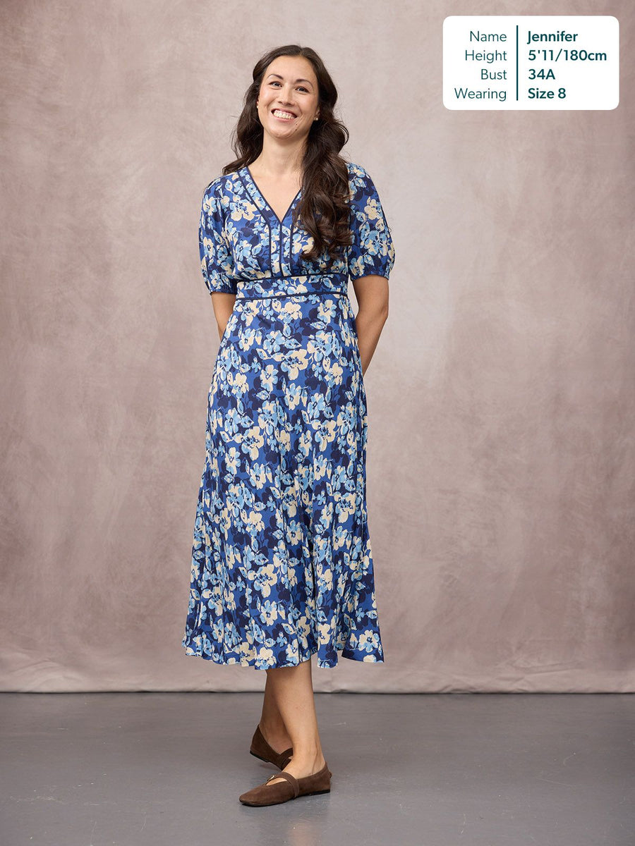 Linny Contrast Trim Dress