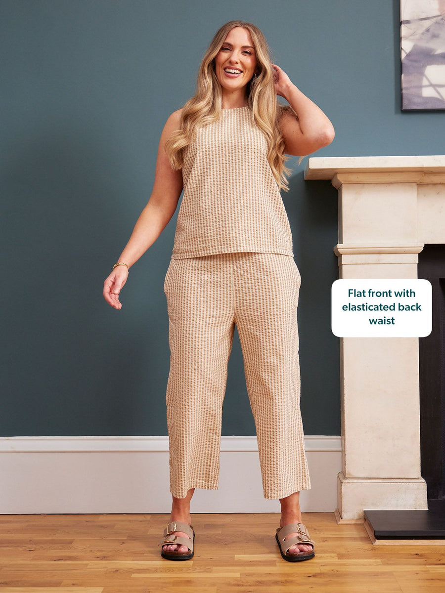 Rhianna Culotte - Brown Gingham