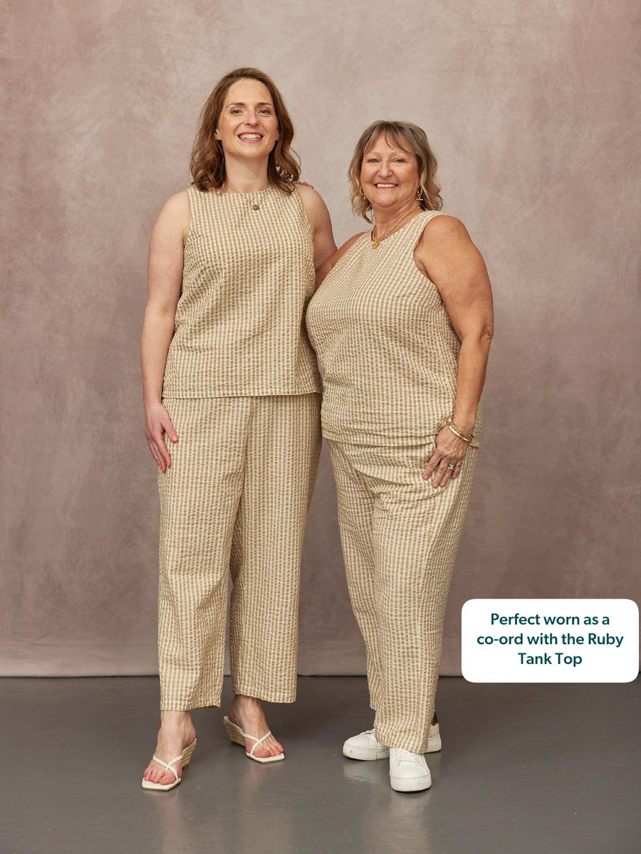 Rhianna Culotte - Brown Gingham