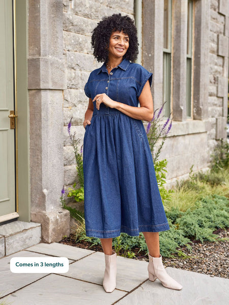 Rhiona Denim Dress – This is Unfolded