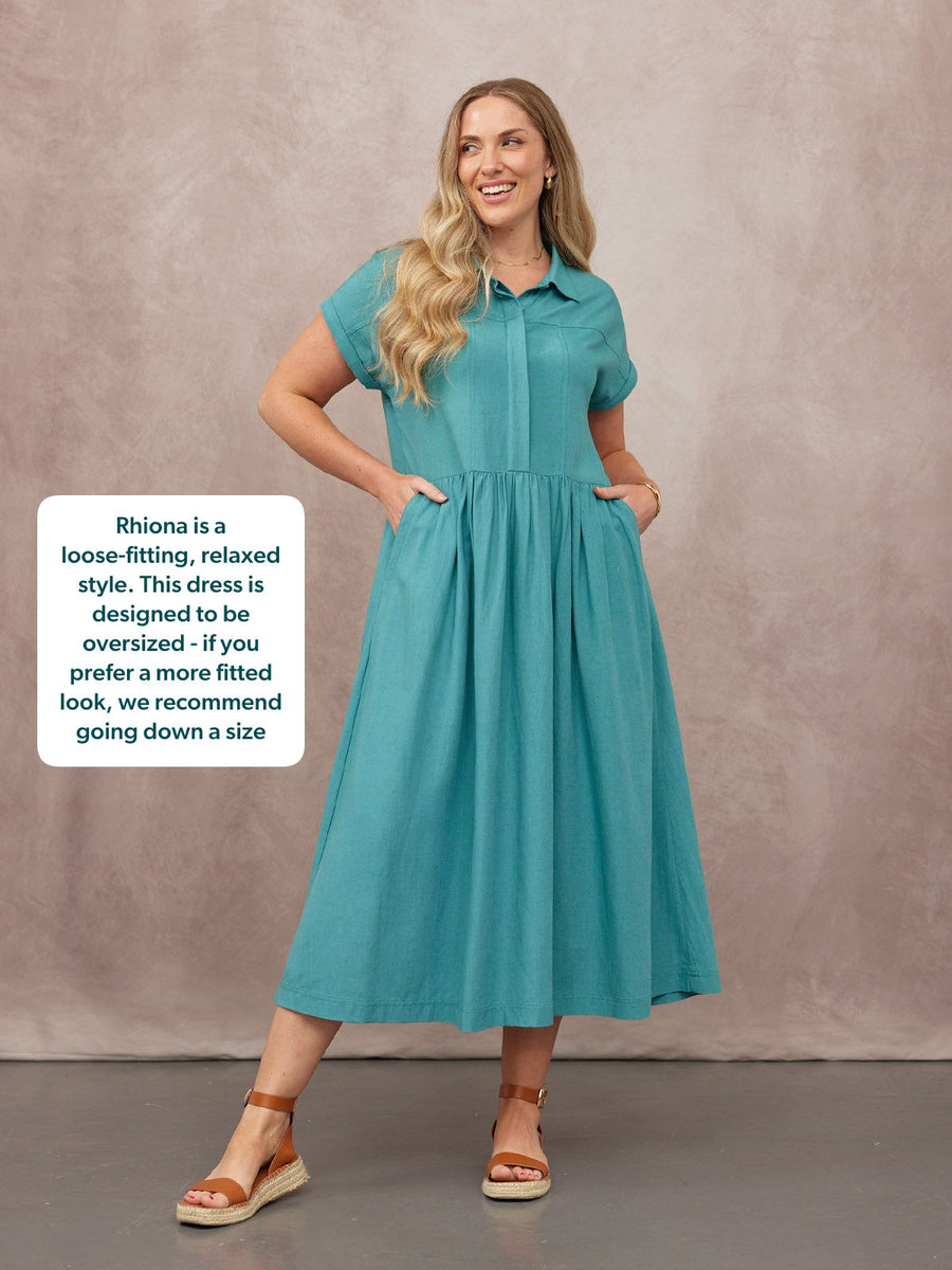 Rhiona Linen Shirt Dress