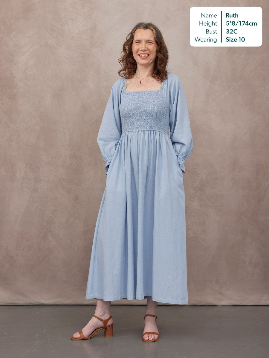 Sam Shirred Dress