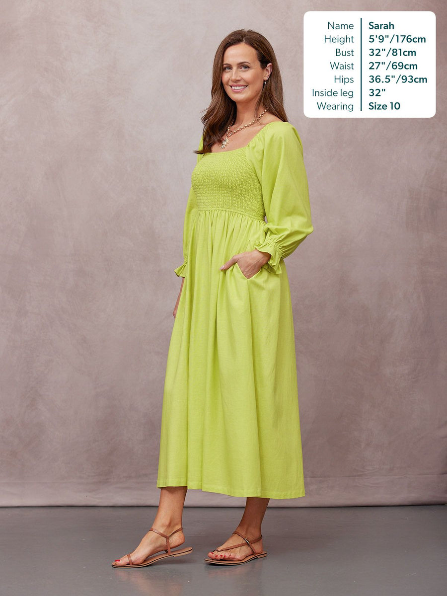 chartreuse dress casual Women's Entro Zip Through the Day Chartreuse Zip Front Scalloped Hem Mini Dress | Size: L