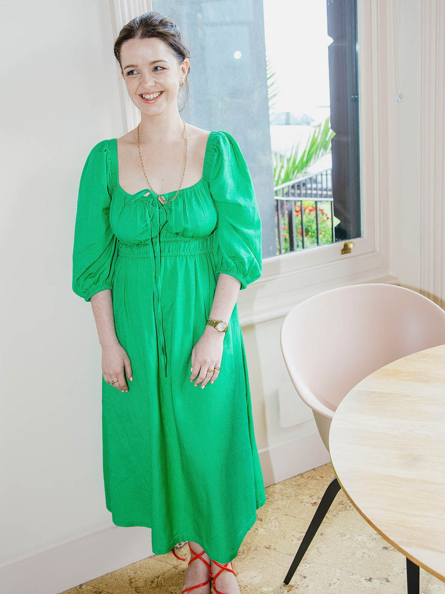 Cader 4 Way Midi Dress - Green