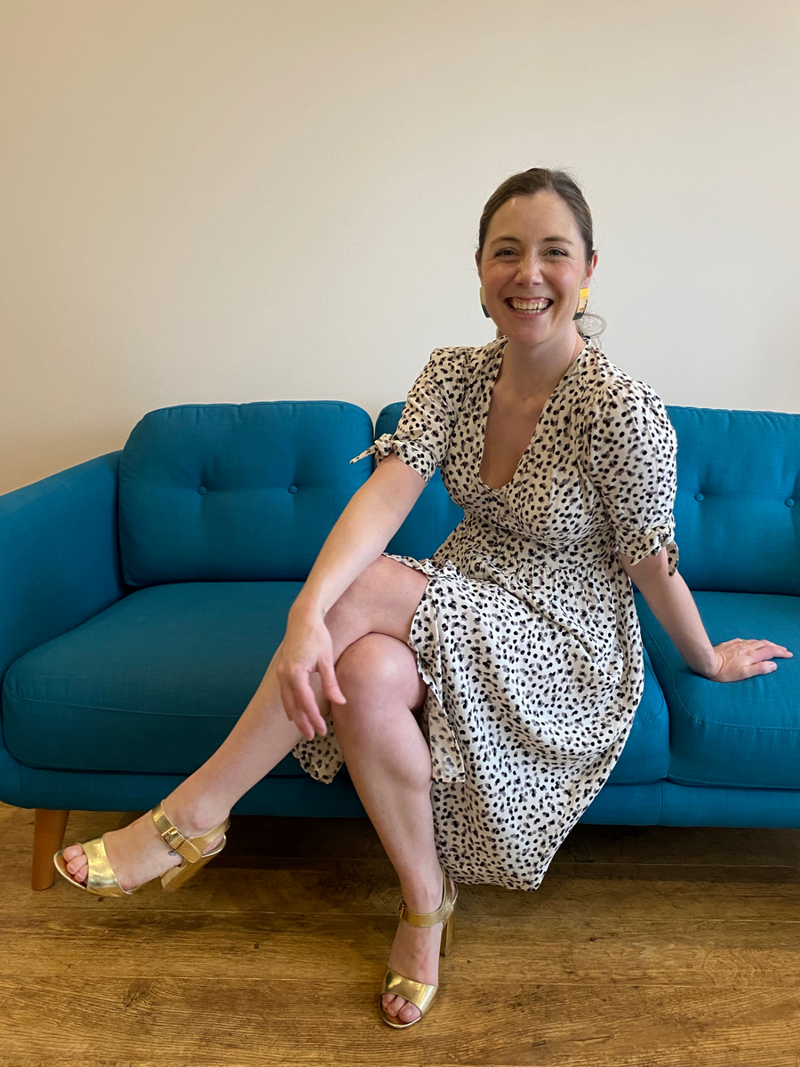 Jo - Midi Button Front Dress - Multi