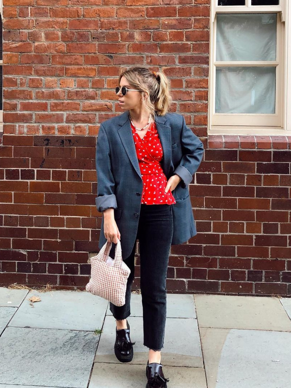 Wendy - Wrap Top - Red