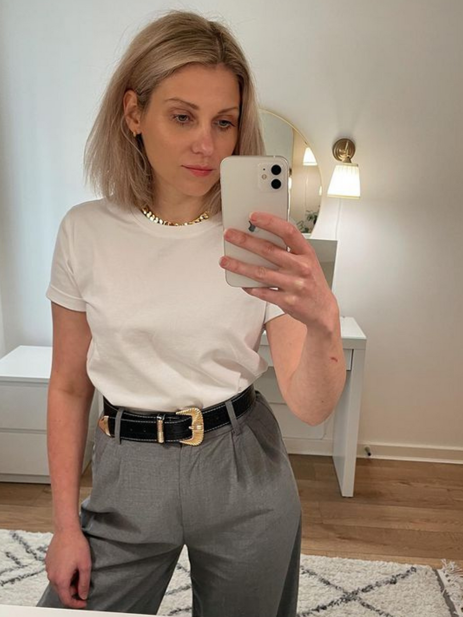 Anoushka - T-Shirt - White