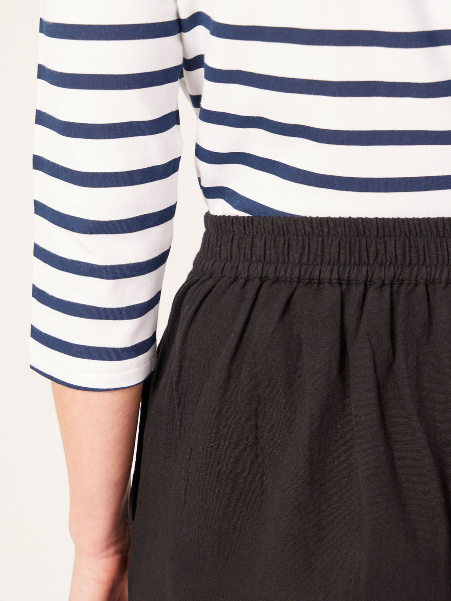 Cara - Relaxed Culotte - Black