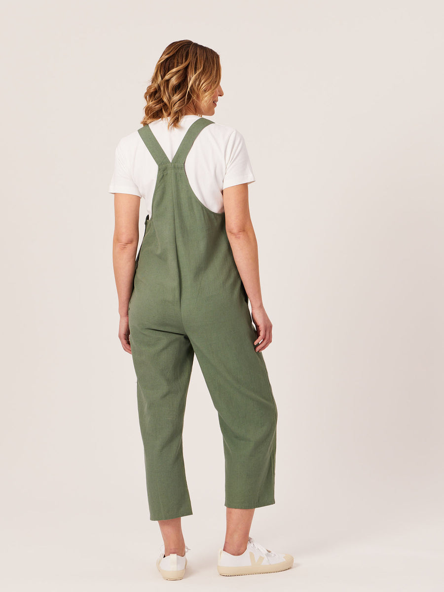 Kathleen - Relaxed Dungaree - Sage