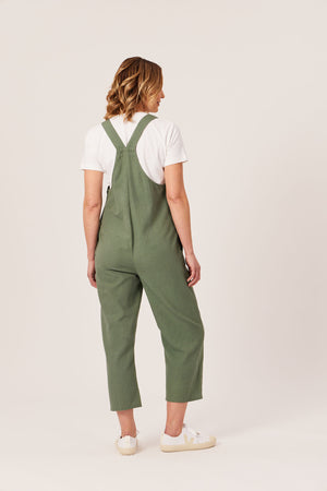 Kathleen - Relaxed Dungaree - Sage