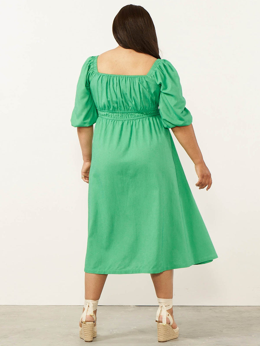Cader 4 Way Midi Dress - Green