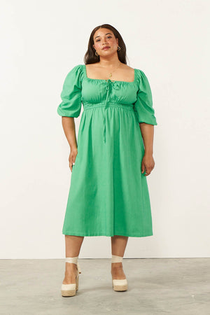 Cader 4 Way Midi Dress - Green