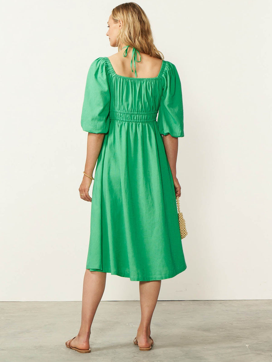 Cader 4 Way Midi Dress - Green