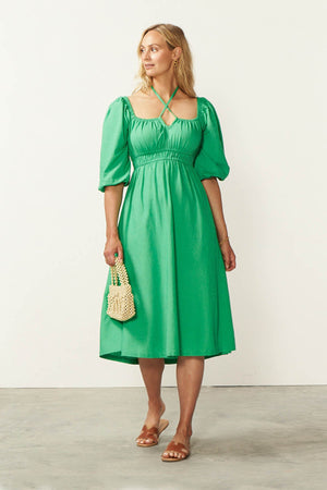Cader 4 Way Midi Dress - Green