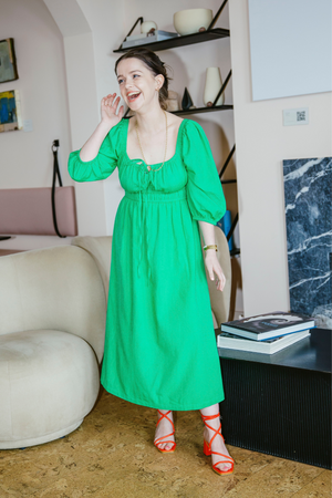 Cader 4 Way Midi Dress - Green