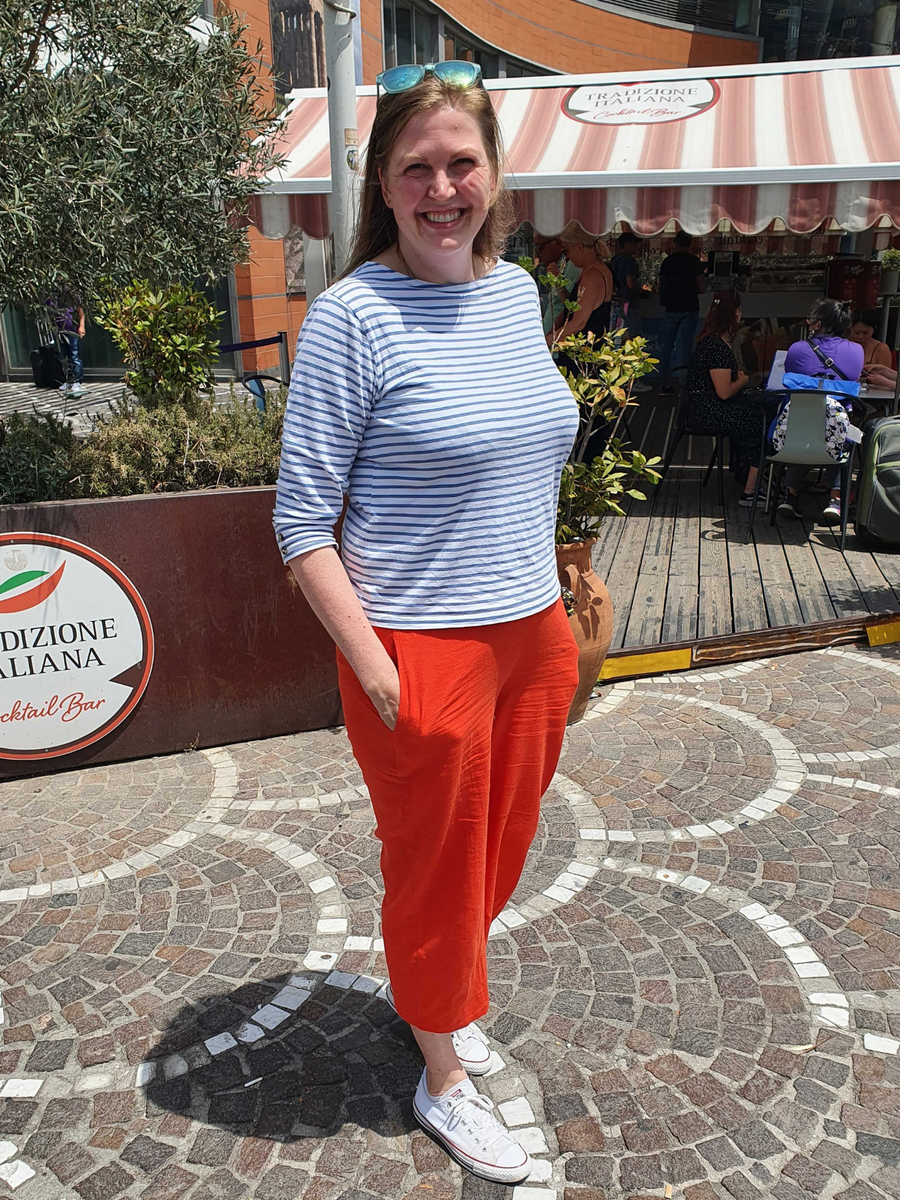 Cara - Relaxed Culotte - Red