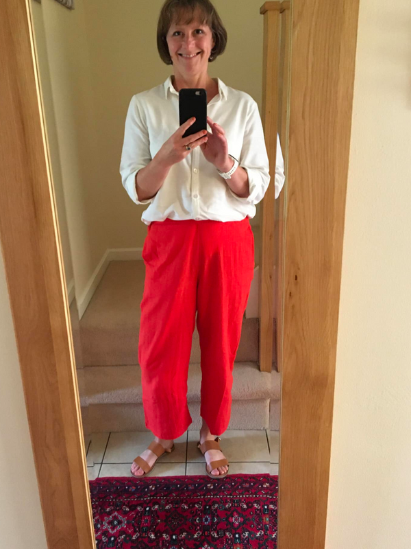 Cara - Relaxed Culotte - Red
