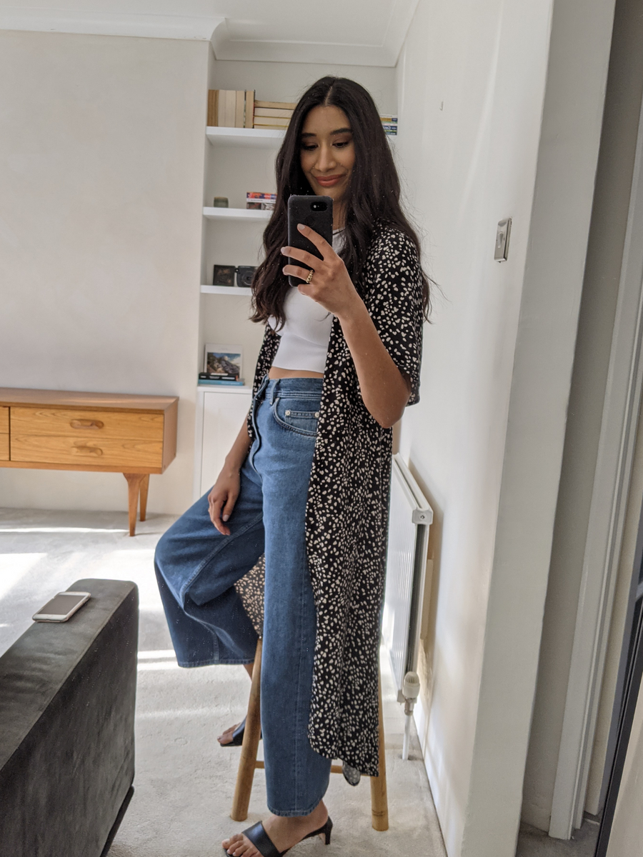 Claire - Midi Wrap Dress - Black