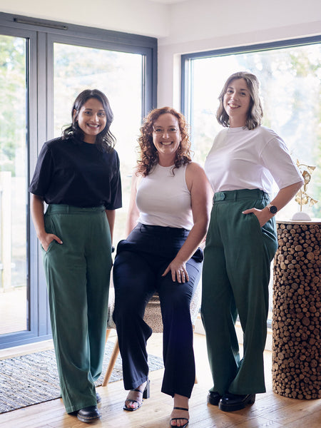 Beth - High Waisted Trouser - Olive