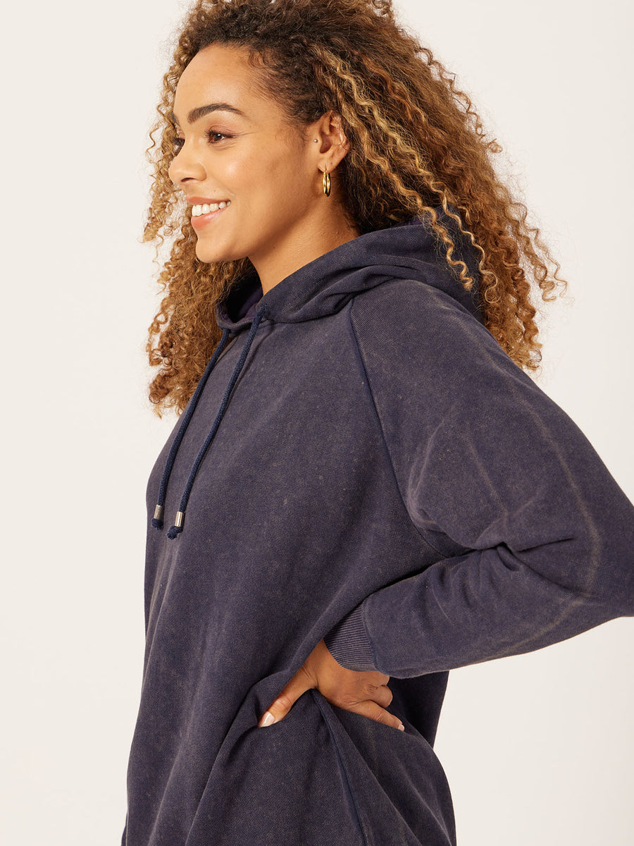 Willow - Hoodie - Blue Stonewash