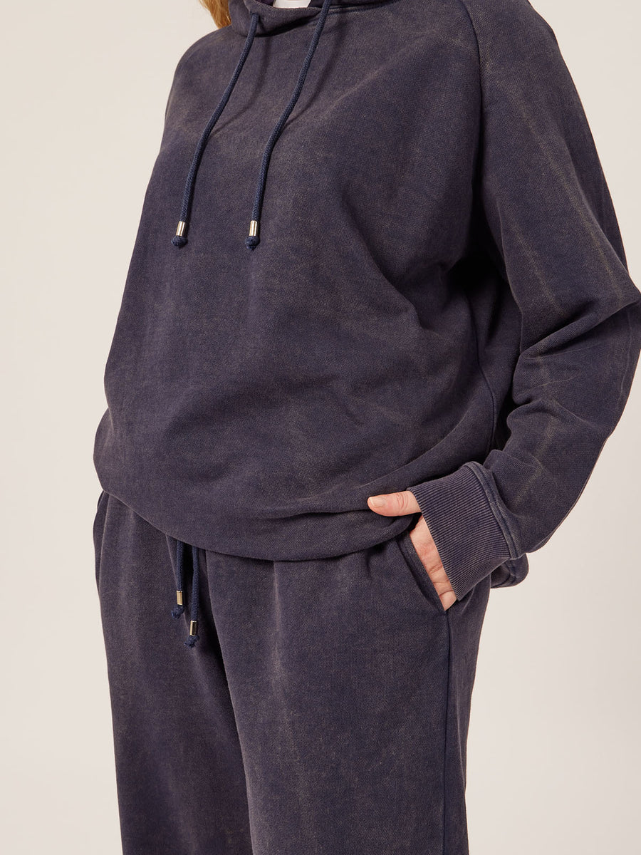 Willow - Hoodie - Blue Stonewash