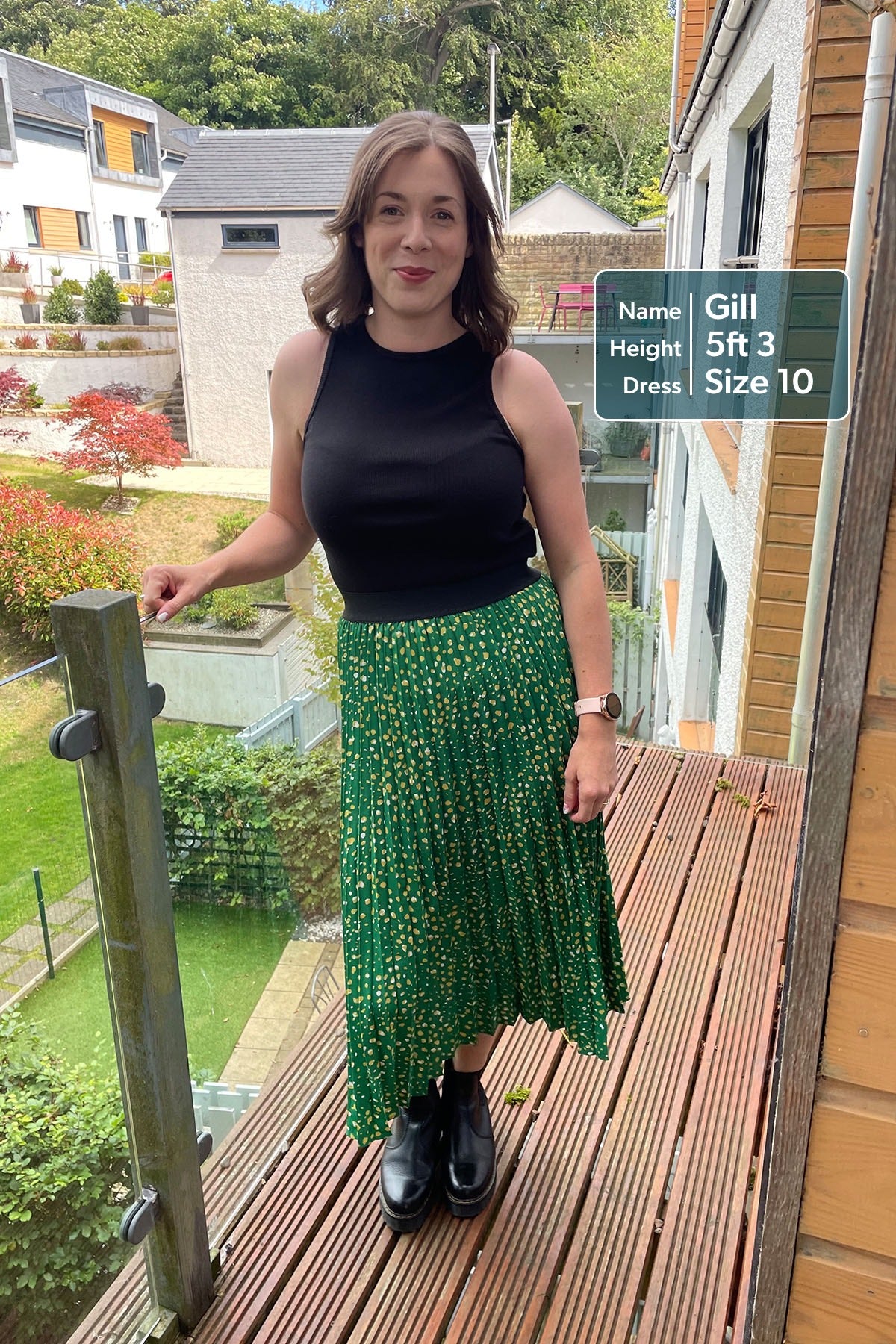 Green skirt size outlet 10