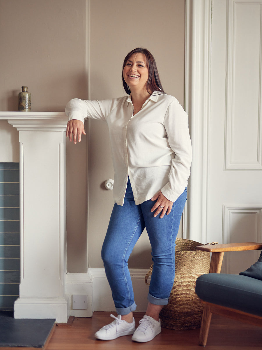 Karen - Button Down Shirt - White