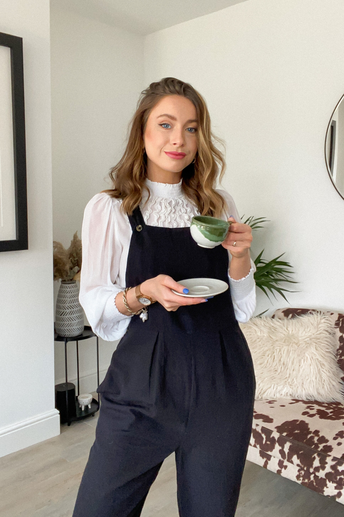 Kathleen Relaxed Dungaree Black This is Unfolded