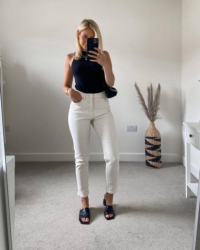 Laura-Joy - Ribbed Vest - Black