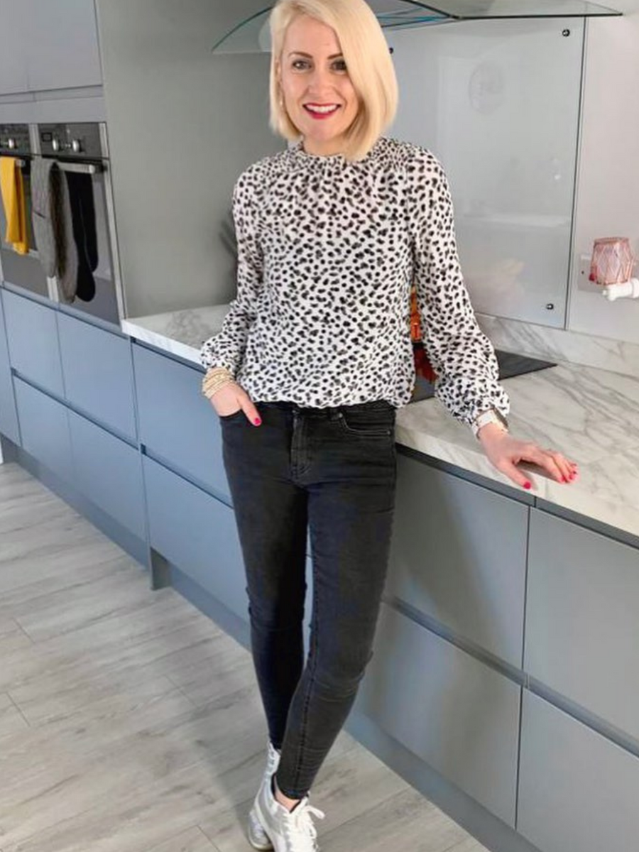 Lyndsey - High Neck Blouse - Multi