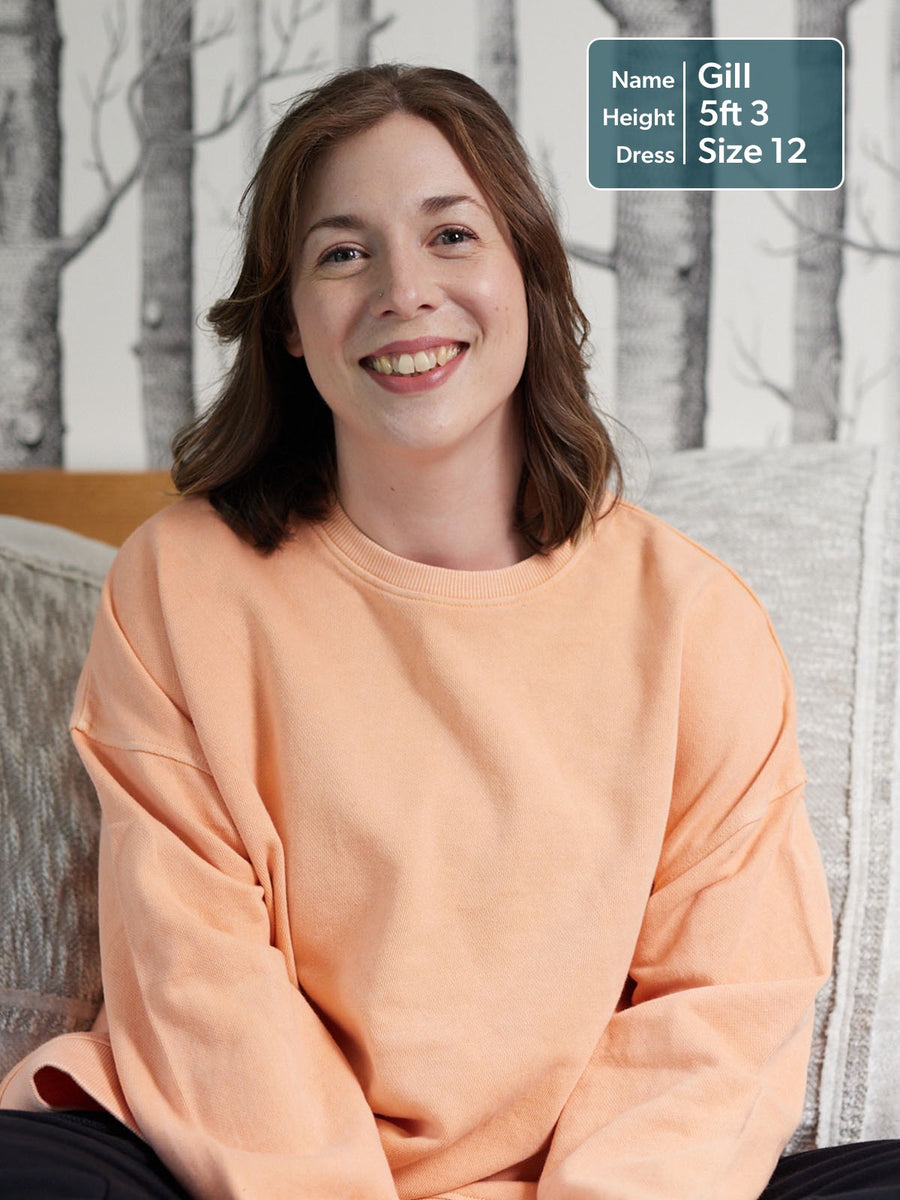 Nicky - Sweatshirt - Peach Stonewash