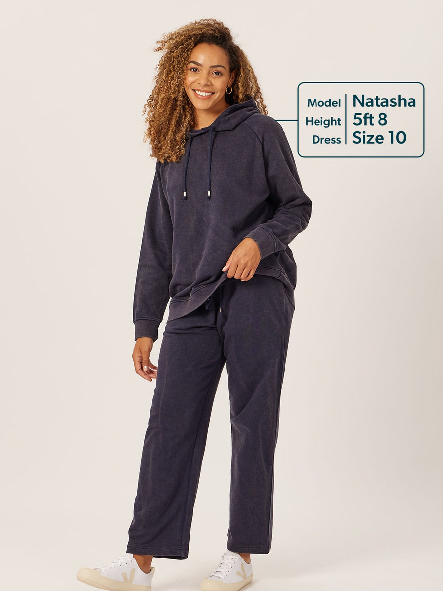 Willow - Hoodie - Blue Stonewash