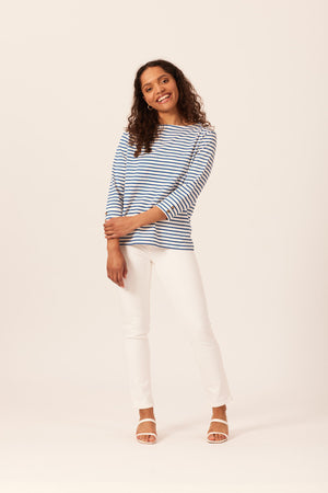 Sarah - Slub Top - Stripe