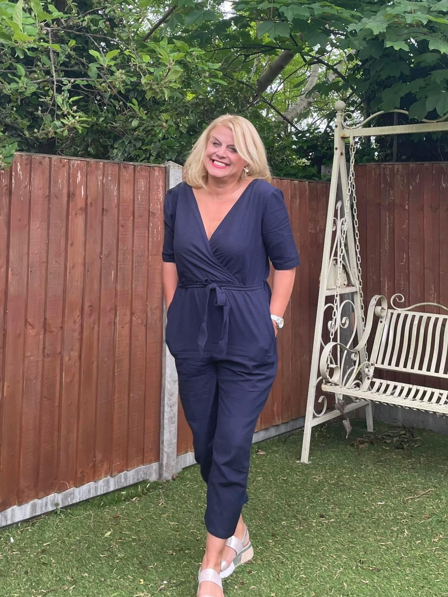 Suzanne - Wrap Jumpsuit - Navy