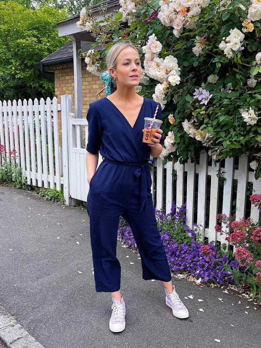 Suzanne - Wrap Jumpsuit - Navy