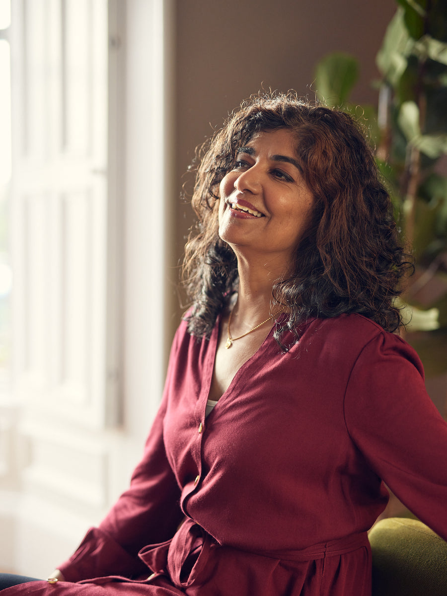 Khadiza - Tie Waist Shirt Dress