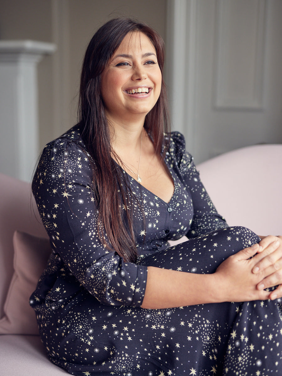 Sophie - Button Through Belted Midi Dress