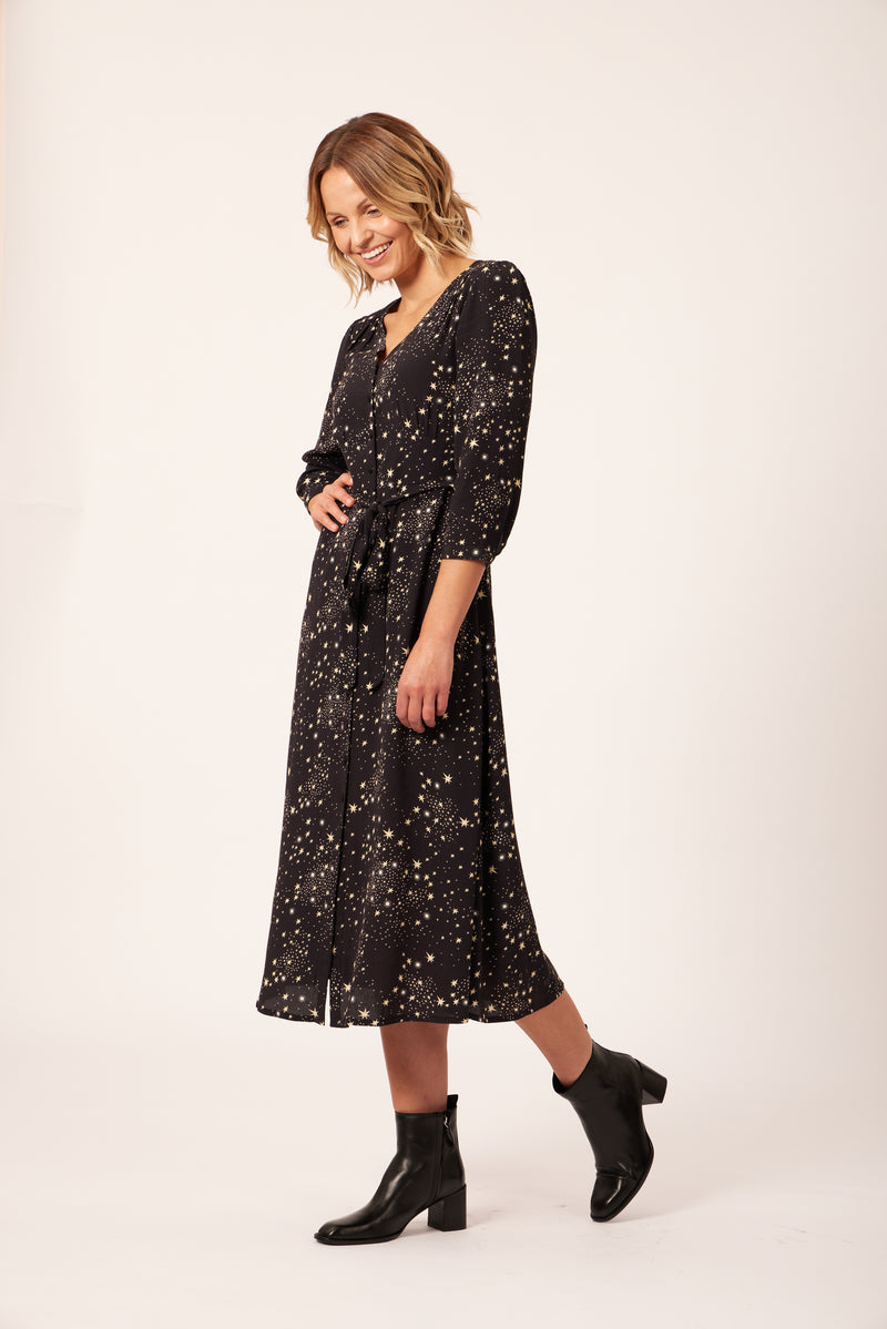 Sophie - Button Through Belted Midi Dress – This is Unfolded