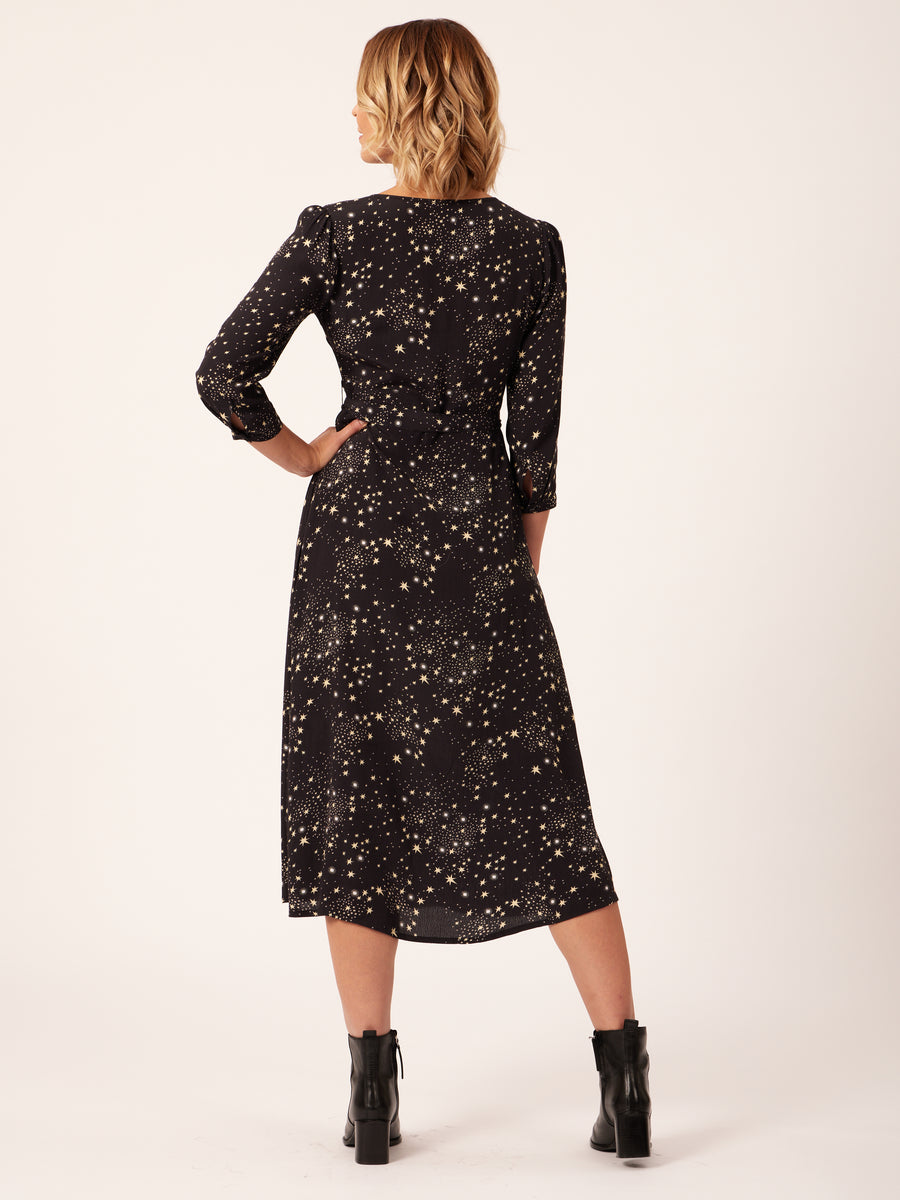 Sophie - Button Through Belted Midi Dress