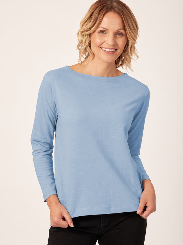 Louise - Jersey Top - Blue